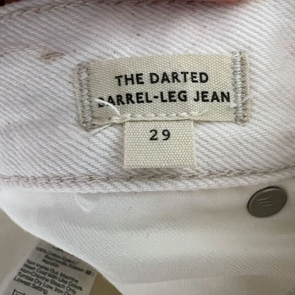NEW Madewell The Darted Barrel-Leg Vintage Canvas 100% Cotton Jeans Size 29 - Picture 12 of 13